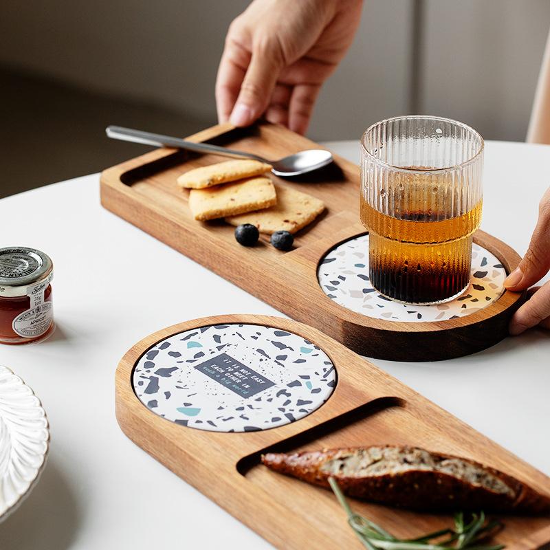 Dishes & Plates Wooden Breakfast Plate Japanese Style Fruit Juice Milk Cup Dessert Bread Creative Dinnerware
Dishes & Plates Wooden Breakfast Plate Japanese Style Fruit Juice Milk Cup Dessert Bread Creative Dinnerware
