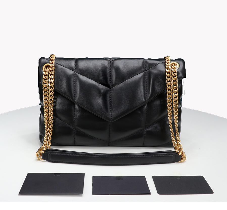 Vintage Women Large LOU LOU Chains Handbags Shoulder Bag purse crossbody Messenger Tote Top Quality Genuine Lambskin Leather Very Soft, Black silver chain
Vintage Women Large LOU LOU Chains Handbags Shoulder Bag purse crossbody Messenger Tote Top Quality Genuine Lambskin Leather Very Soft, Black silver chain