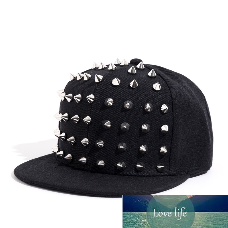 Unisex Punk Hedgehog Hat Personality Jazz Snapback Spike Studded Rivet Spiky Baseball Cap for Hip Hop Rock Dance Bons Dad hats Factory price expert de