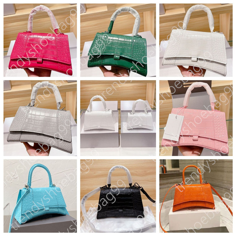 Fashion Women Shoulder Bags Designers Handbags Crocodile Genuine Leather Hourglass Bag Metal Buckle High Quality Luxurys Purses With Box
Fashion Women Shoulder Bags Designers Handbags Crocodile Genuine Leather Hourglass Bag Metal Buckle High Quality Luxurys Purses With Box