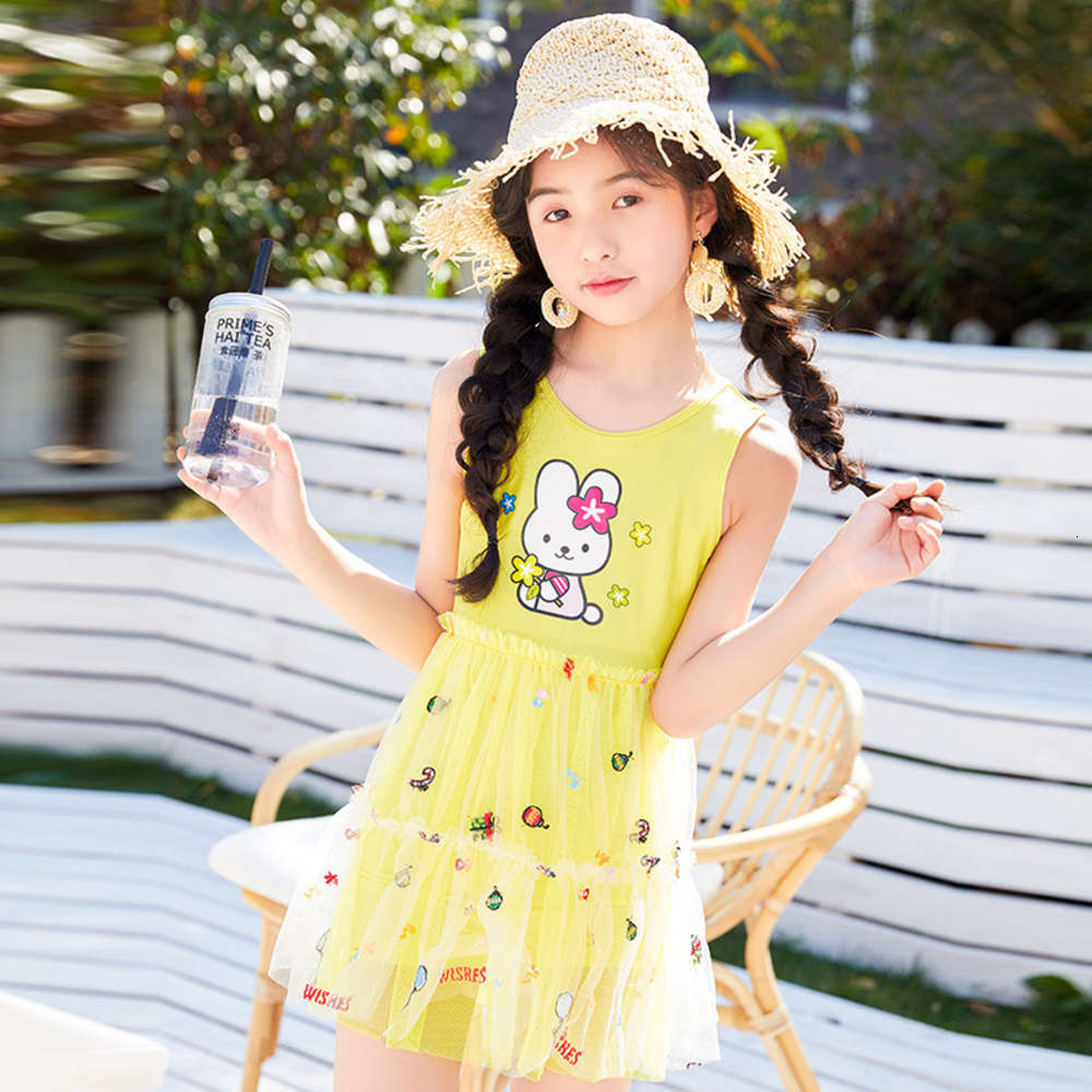 Children's suit children's one piece cute cartoon skirt 4-7 years old girls' swimsuit, Black
Children's suit children's one piece cute cartoon skirt 4-7 years old girls' swimsuit, Black