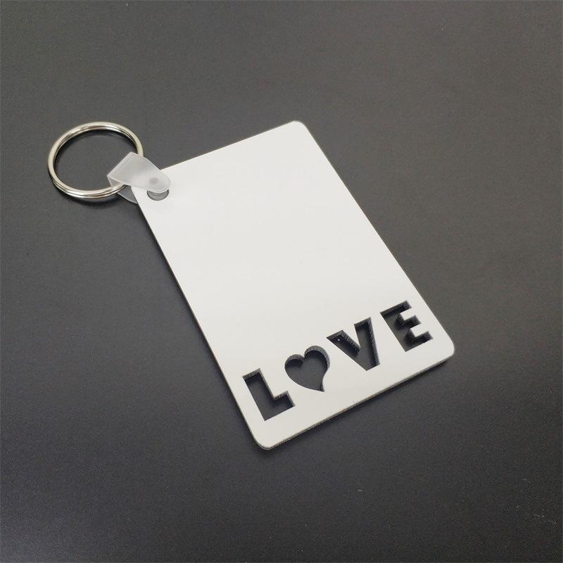 Sublimation Blank Keychain Square Wooden Key Pendant Thermal Transfer Keychains Ring White DIY Party Favor Gift, Silver
Sublimation Blank Keychain Square Wooden Key Pendant Thermal Transfer Keychains Ring White DIY Party Favor Gift, Silver