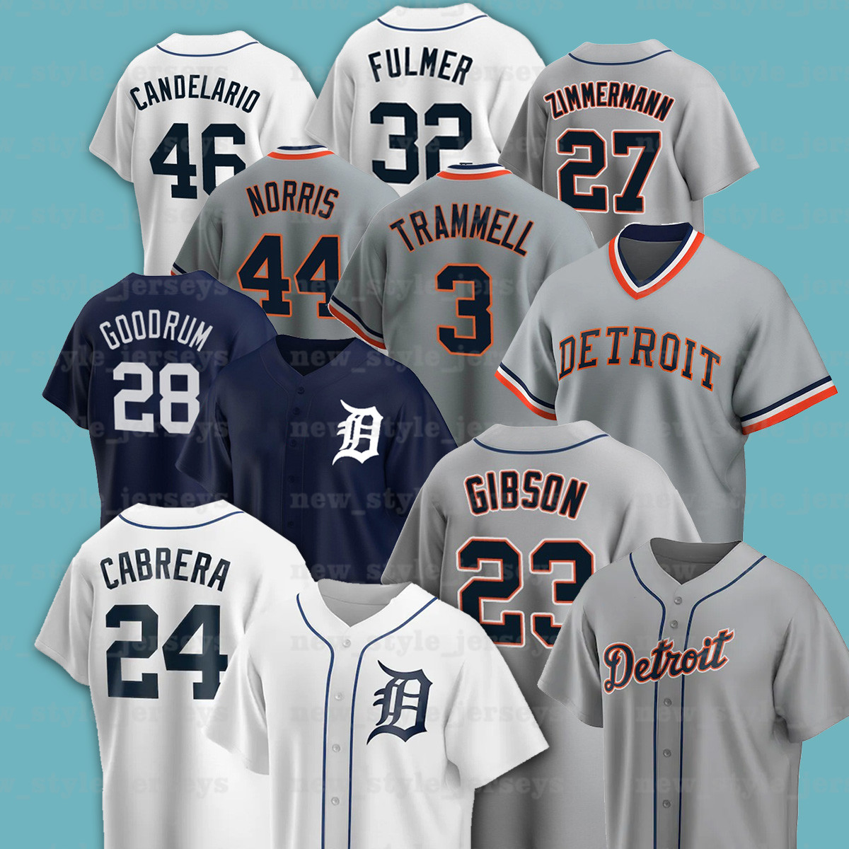 24 Miguel Cabrera Detroit 23 Kirk Gibson Tigers Baseball Jerseys 3 Alan Trammell Jacoby Jones Brandon Belt Clark Cream Mike Yastrzemski Eric Haase Isaac Paredes z6, Men(lao hu)
24 Miguel Cabrera Detroit 23 Kirk Gibson Tigers Baseball Jerseys 3 Alan Trammell Jacoby Jones Brandon Belt Clark Cream Mike Yastrzemski Eric Haase Isaac Paredes z6, Men(lao hu)