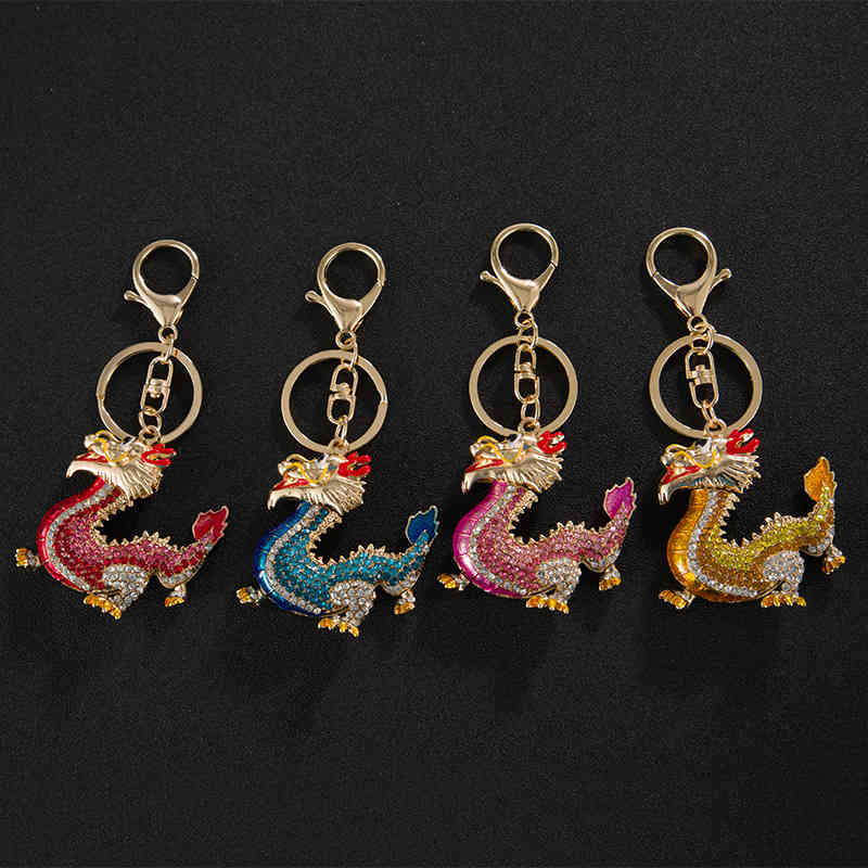 Fine Key Chain Chinese Dragon Shape Alloy Girls Bag Ornament Selling Exquisite Automobile Hanging Factory Direct Sales, Silver
Fine Key Chain Chinese Dragon Shape Alloy Girls Bag Ornament Selling Exquisite Automobile Hanging Factory Direct Sales, Silver