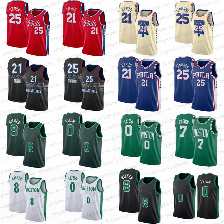 Stitched Joel 21 Embiid Ben 25 Simmons Basketball Jerseys Jayson 0 Tatum Kemba 8 Walker Jaylen 7 Brown Philadelphia nba 76ers Bo, Black;red
Stitched Joel 21 Embiid Ben 25 Simmons Basketball Jerseys Jayson 0 Tatum Kemba 8 Walker Jaylen 7 Brown Philadelphia nba 76ers Bo, Black;red