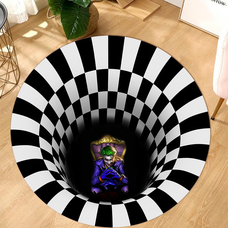 Carpets 3D Horror Home Carpet Clown Visual Dark Halloween Theme Mat Bar Decoration Bedroom Retro, Light green
Carpets 3D Horror Home Carpet Clown Visual Dark Halloween Theme Mat Bar Decoration Bedroom Retro, Light green