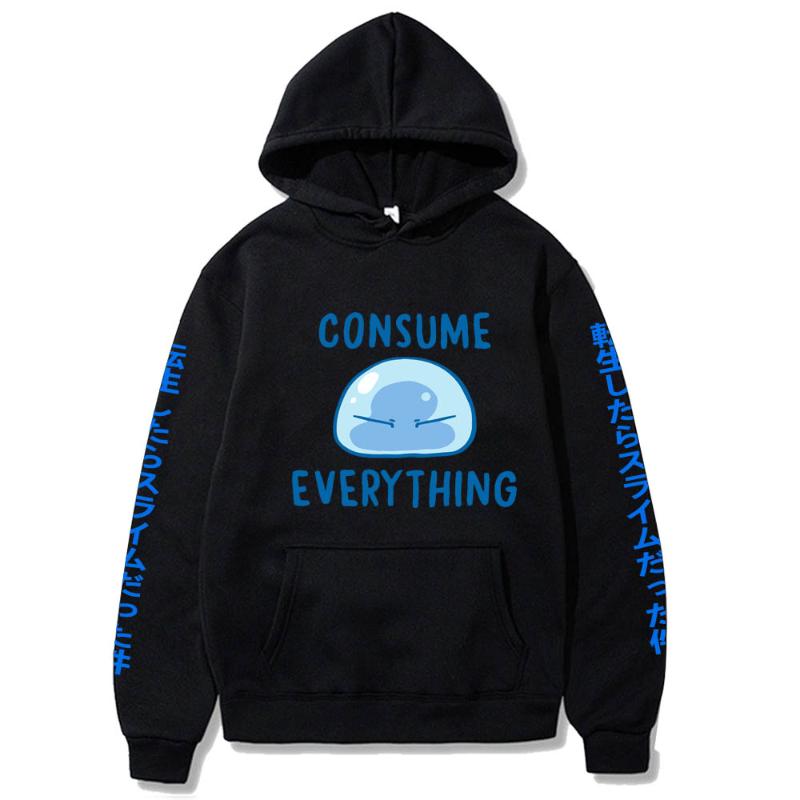 Men's Hoodies & Sweatshirts Japanese That Time I Got Reincarnated As A Slime Anime Men Funny Rimuru Tempest CONSUME EVERYTHING Oversized, Gray
Men's Hoodies & Sweatshirts Japanese That Time I Got Reincarnated As A Slime Anime Men Funny Rimuru Tempest CONSUME EVERYTHING Oversized, Gray