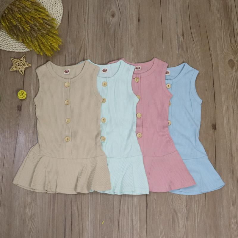 Girl's Dresses 0-24M Lovely Summer Born Infant Baby Girls Dress Solid Ruffles Sleeve Button Mini A-Line Cute, Red;yellow
Girl's Dresses 0-24M Lovely Summer Born Infant Baby Girls Dress Solid Ruffles Sleeve Button Mini A-Line Cute, Red;yellow