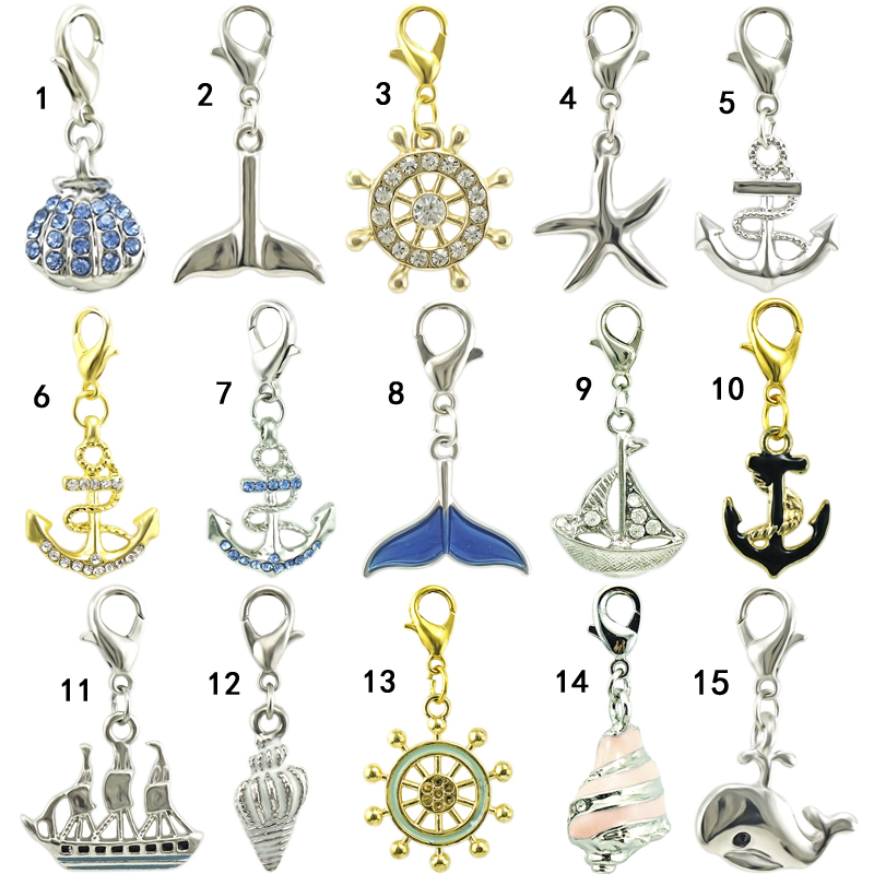 JINGLANG JINGLANG Lobster Clasp Charm Dangle Ocean Series/Shell/Spear Hook/Ferry/Whale/DIY For Jewelry Pendant Accessories Craft
JINGLANG JINGLANG Lobster Clasp Charm Dangle Ocean Series/Shell/Spear Hook/Ferry/Whale/DIY For Jewelry Pendant Accessories Craft