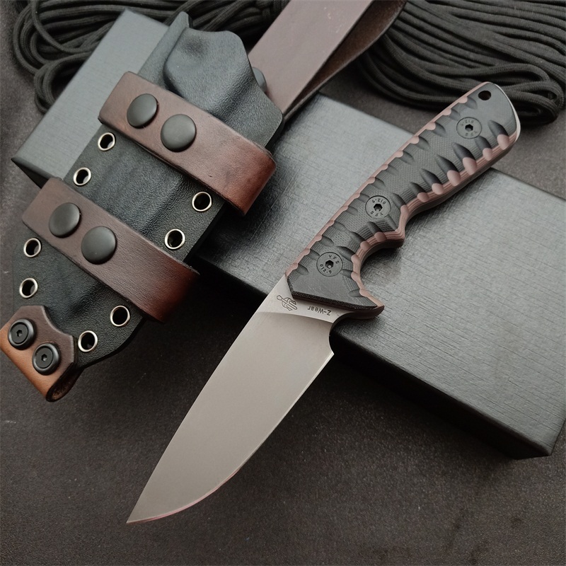 2021 Nimo Knives Miller Brous Blade M27 Style Heavy Duty EDC Tactical Combat Survival Camping Sports Tools Fixed Knife With Genuine Leather
2021 Nimo Knives Miller Brous Blade M27 Style Heavy Duty EDC Tactical Combat Survival Camping Sports Tools Fixed Knife With Genuine Leather