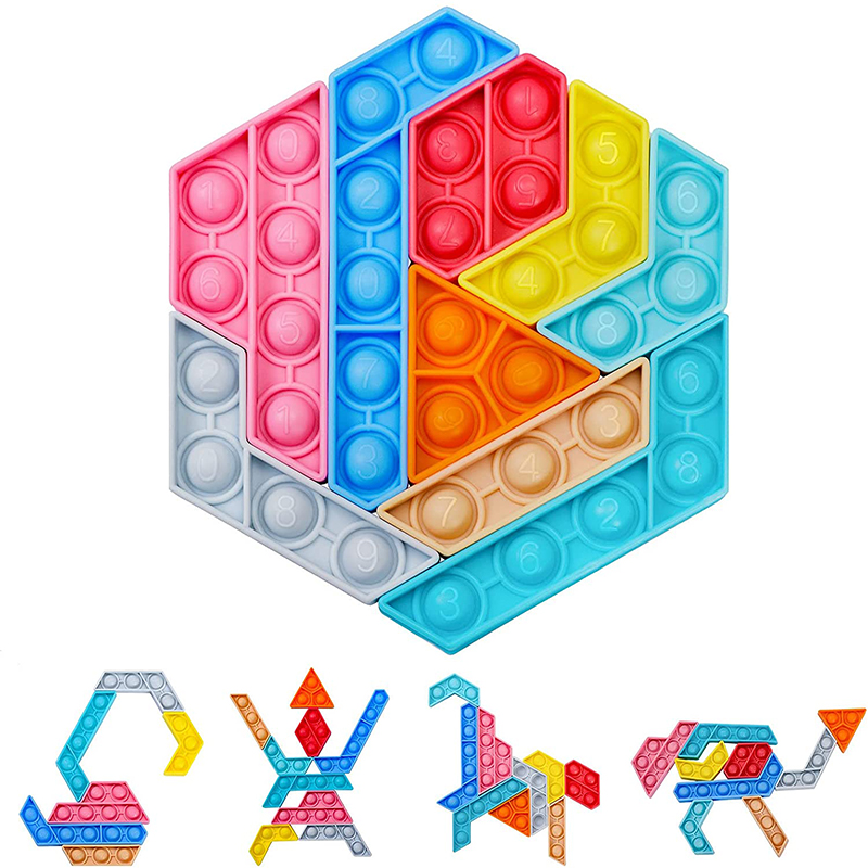 New Push Pop Bubble Fidget Sensory Toys Sensory Puzzle Stress Relief Suitable for Autism for Kid Gift Toy Christmas Gift
New Push Pop Bubble Fidget Sensory Toys Sensory Puzzle Stress Relief Suitable for Autism for Kid Gift Toy Christmas Gift