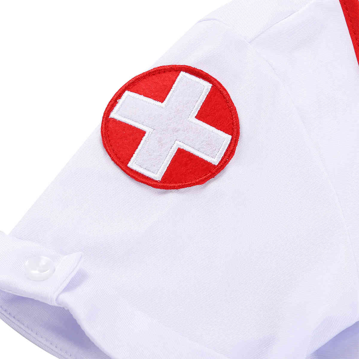 Erotic Nurse Dress Uniforms Women Adults Naughty Nurse Doctor Costume Halloween Sexy Maid Cosplay Outfits Fantasias Clubwear Set L0407