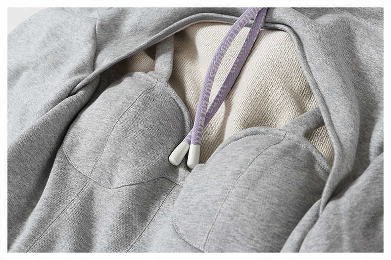 Crop Top Hoodie Women - Stylish Hollow Out Design, Perfect For Spring/Autumn B3