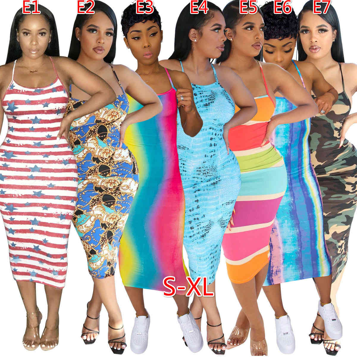 Sexy Sleeveless Vest Women Midi Dresses Casual Sling wedding Dress Fashion Solid Color V Neck Slim Bodycon Skirt Summer Designers Clothes, B1-b6(s-3xl)
Sexy Sleeveless Vest Women Midi Dresses Casual Sling wedding Dress Fashion Solid Color V Neck Slim Bodycon Skirt Summer Designers Clothes, B1-b6(s-3xl)