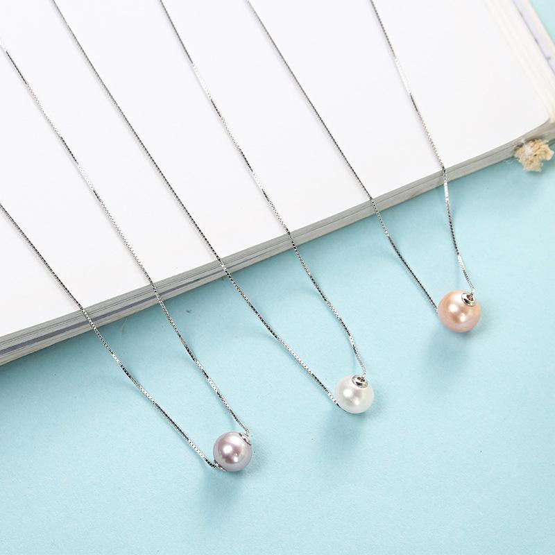 Pendant Necklaces Classic Temperament Real Natural Freshwater Pearl Necklace For Women With 925 Sterling Silver Box Chain Jewelry Wedding
Pendant Necklaces Classic Temperament Real Natural Freshwater Pearl Necklace For Women With 925 Sterling Silver Box Chain Jewelry Wedding