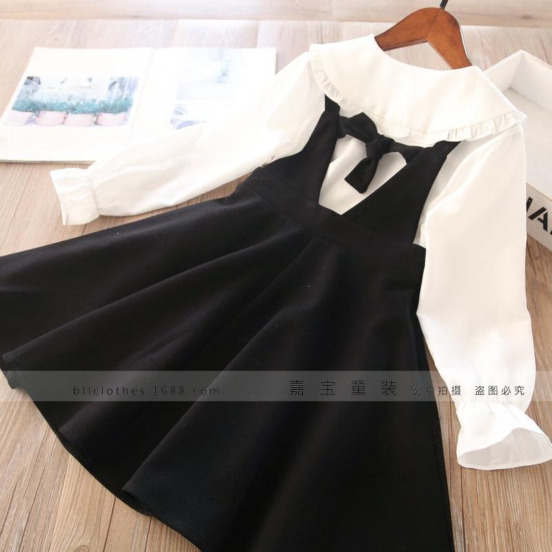Clothing Sets 2021 Spring Girls Baby Girl Two Piece Set White Shirt And Black Strapless Dresses Children Suits, Multi
Clothing Sets 2021 Spring Girls Baby Girl Two Piece Set White Shirt And Black Strapless Dresses Children Suits, Multi