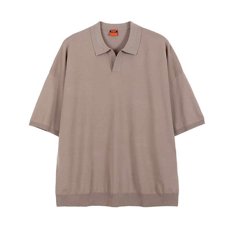 IEFB / men's wear summer turn down collar short sleeve t-shirt for male trend new Korean fashion all-match tops 9Y2255 210329