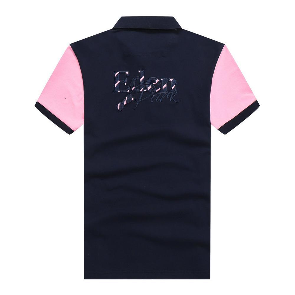 Men's Polos France Park 100% cotton high quality Men Polo short sleeve Shirt Eden Fashion Classical casual shirts Male M to 3XL SC3H