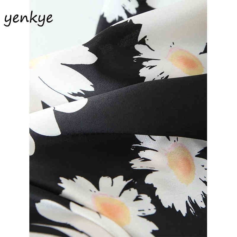 Floral Print Satin Sling Sexy Dress Women Sleeveless V Neck Sundress Summer A-line Slim Long Maxi Dress robe femme XQB2319 210515