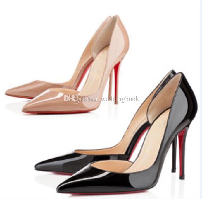 2020 New red bottom fashion high heels for women party wedding triple black nude yellow pink glitter spikes Pointed Toes Pumps Dress shoes With Box
2020 New red bottom fashion high heels for women party wedding triple black nude yellow pink glitter spikes Pointed Toes Pumps Dress shoes With Box