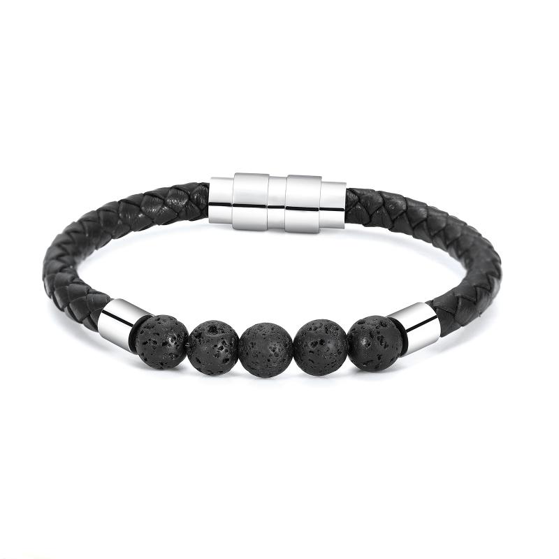 Bangle Genuine Leather Cremation Bracelet Lava Rock Urn For Ashes Women/Men Memorial Keepsake Jewelry
Bangle Genuine Leather Cremation Bracelet Lava Rock Urn For Ashes Women/Men Memorial Keepsake Jewelry