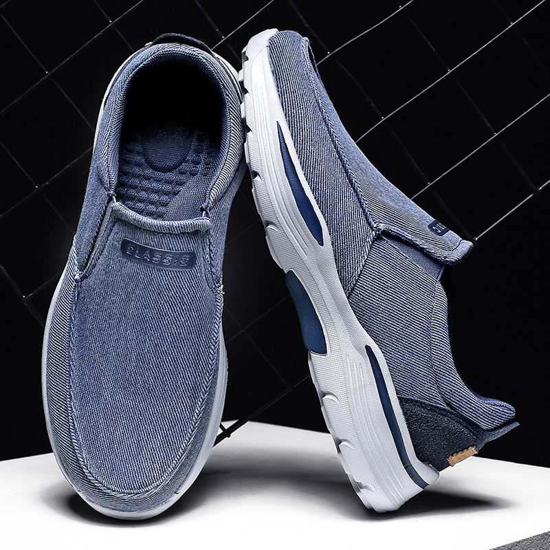 Denim Canvas Shoes Men Casual Shoes Sneakers Luxury Brand Ultralight Mens Loafers Breathable Slip on Driving Shoes Plus Size 48, Red;white
Denim Canvas Shoes Men Casual Shoes Sneakers Luxury Brand Ultralight Mens Loafers Breathable Slip on Driving Shoes Plus Size 48, Red;white
