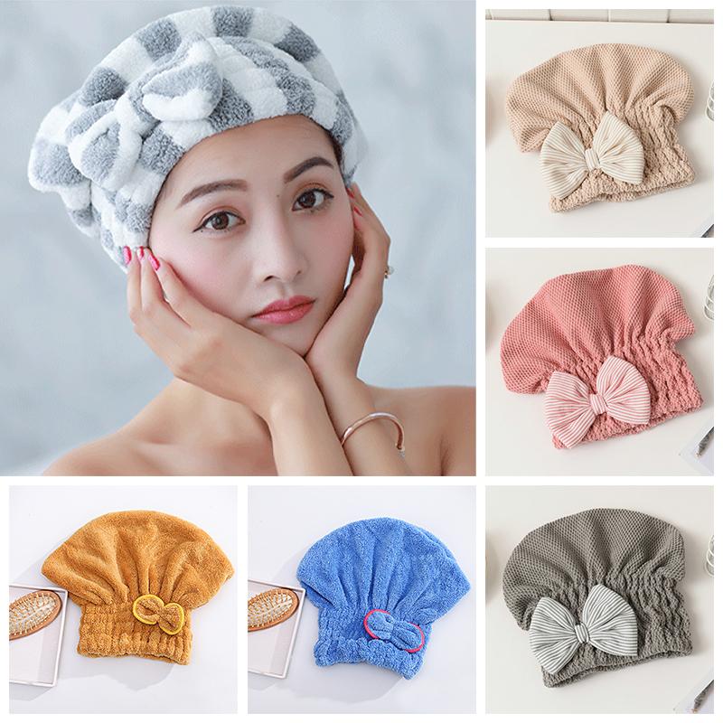 Shower Caps 1PC Cute Women Bow Quick-drying Hair Cap Dry Towel Super Absorbent Coral Velvet Bath Accessories Portable Hat
Shower Caps 1PC Cute Women Bow Quick-drying Hair Cap Dry Towel Super Absorbent Coral Velvet Bath Accessories Portable Hat