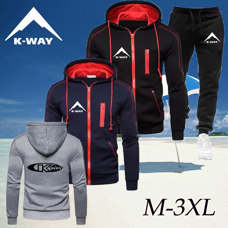 Men's Tracksuits 2022 Est Men WAY Printing Tracksuit Casual Jogging Suit/set Male Outdoor Suit Zipper Jacket + Black Sweatpant 2pcs Size -3, Gray
Men's Tracksuits 2022 Est Men WAY Printing Tracksuit Casual Jogging Suit/set Male Outdoor Suit Zipper Jacket + Black Sweatpant 2pcs Size -3, Gray