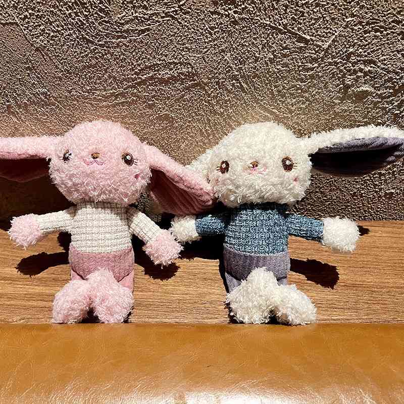 Cartoon girl Rabbit plush toy backpack grabbing machine doll decoration key chain pendant
Cartoon girl Rabbit plush toy backpack grabbing machine doll decoration key chain pendant