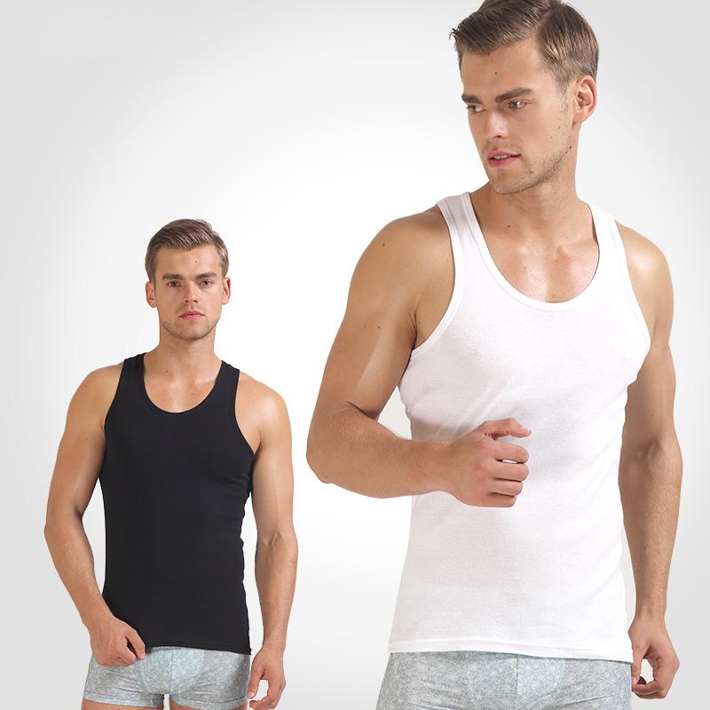 Men' Tank Tops Close-fitting Vest Fitness Elastic Breathable H Type All 100%cotton Undershirts Male Tanks, White;black
Men' Tank Tops Close-fitting Vest Fitness Elastic Breathable H Type All 100%cotton Undershirts Male Tanks, White;black
