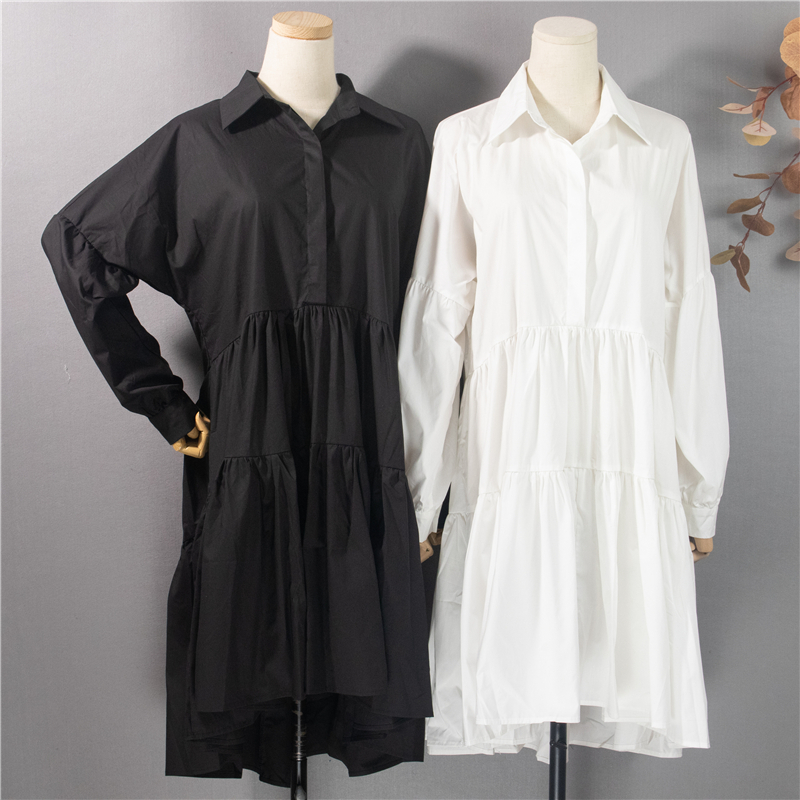 2021colorfaith new 2021 women spring shirt dresses casual loose high waist fashionable irregular pleated wild white dress dr1170, Black;gray
2021colorfaith new 2021 women spring shirt dresses casual loose high waist fashionable irregular pleated wild white dress dr1170, Black;gray