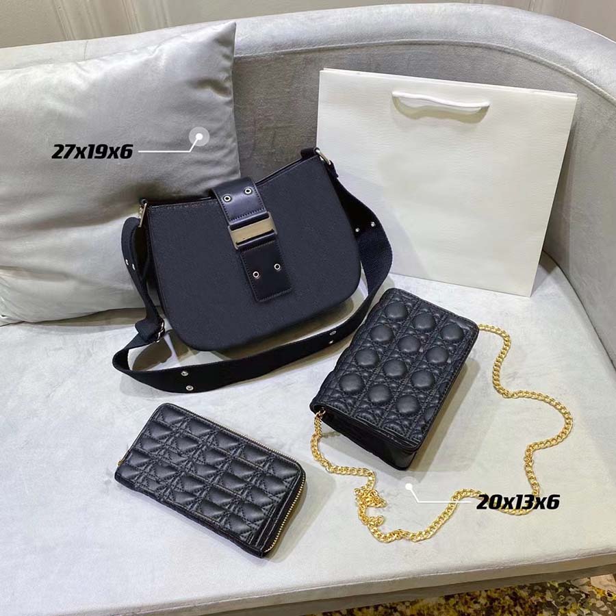 High-quality luxury designer women's 3-piece handbag fashion bags combination bag large-capacity portable multi-function daily backpack 016, #17 box
High-quality luxury designer women's 3-piece handbag fashion bags combination bag large-capacity portable multi-function daily backpack 016, #17 box
