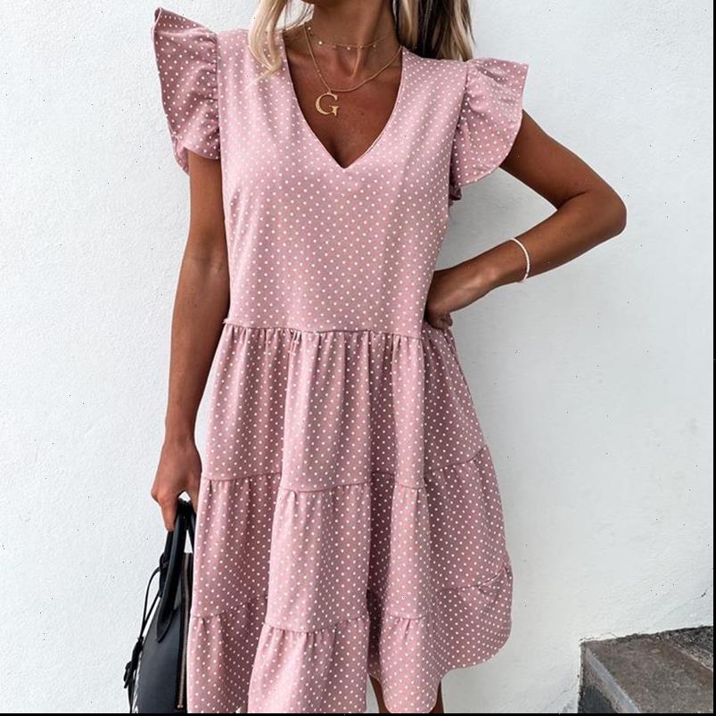 women dress summer sundress casual ruffles sleeves v neck dot boho party vestidos elegant mini dresses fashion, Black;gray
women dress summer sundress casual ruffles sleeves v neck dot boho party vestidos elegant mini dresses fashion, Black;gray