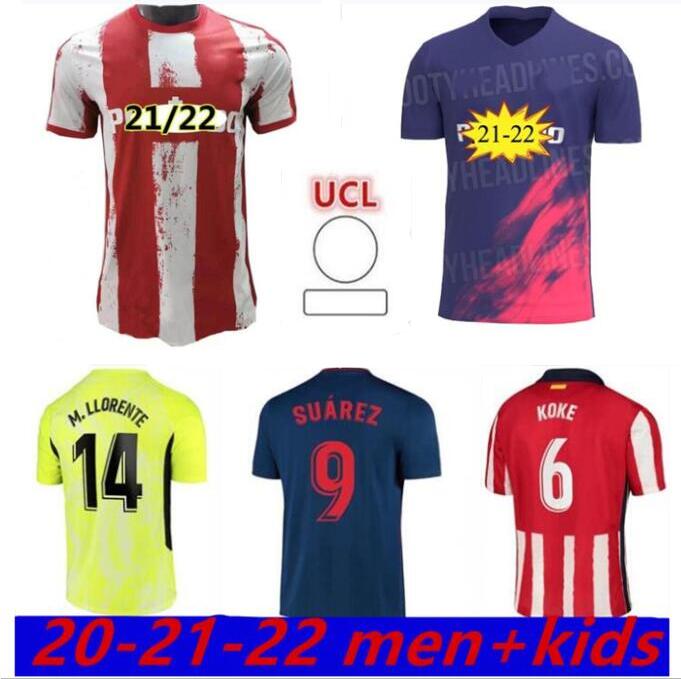 Atletico Madrid soccer jersey JOÃO FÃLIX 2021 2022 M. LLORENTE KOKE SAUL GODIN DIEGO COSTA camiseta football shirts uniforms men + kids kit, Black;yellow
Atletico Madrid soccer jersey JOÃO FÃLIX 2021 2022 M. LLORENTE KOKE SAUL GODIN DIEGO COSTA camiseta football shirts uniforms men + kids kit, Black;yellow