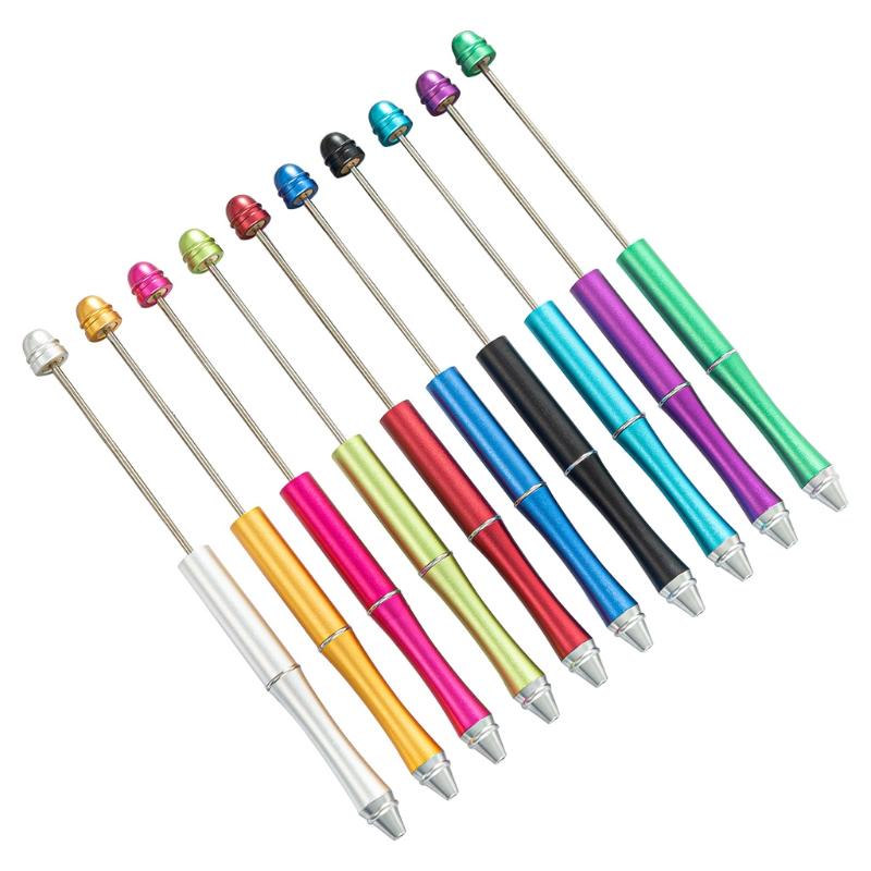 Ballpoint Pens Metal Beadable Pen Creative DIY Beads With Shaft Black Ink Gift Wholesales, Pl
Ballpoint Pens Metal Beadable Pen Creative DIY Beads With Shaft Black Ink Gift Wholesales, Pl