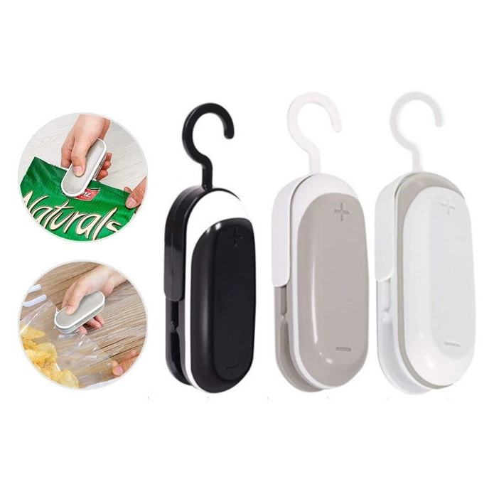 

Handheld Portable Mini Sealing Machine Snack Food Storage Bag Clips Fresh-keeping Plastic Bags Seal Household Heat Sealer