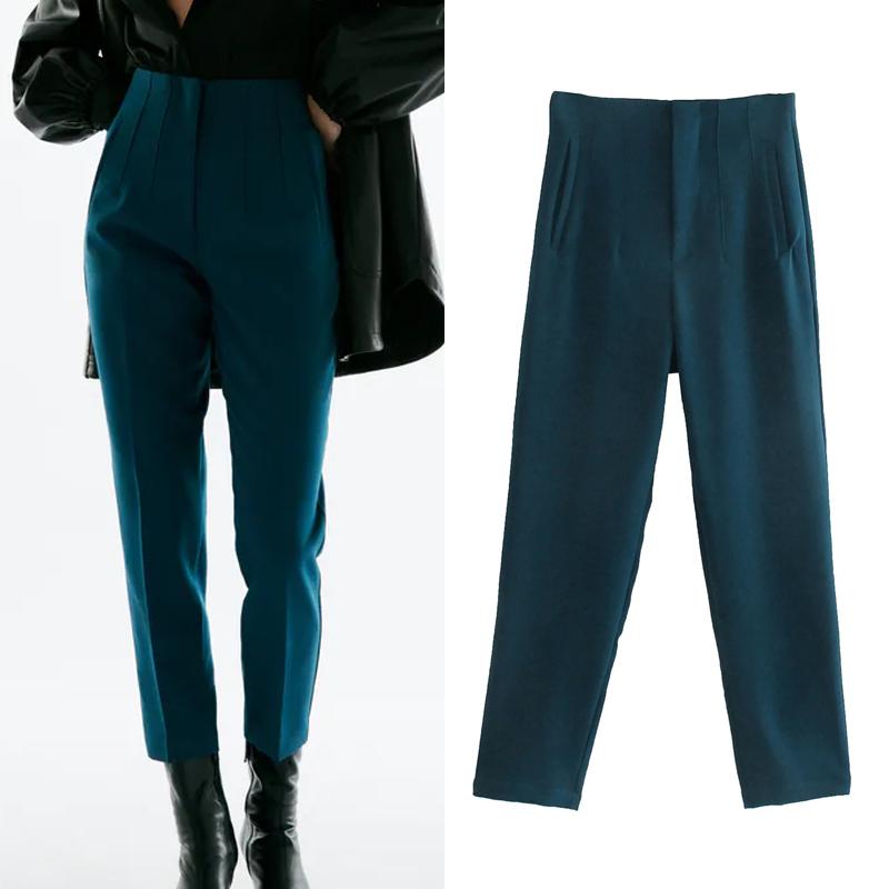 Women's Pants & Capris Women Za Navy Blue High Waist Woman 2022 Black Green Streetwear Baggy Fall Fashion Office Wear Trousers, Lavender
Women's Pants & Capris Women Za Navy Blue High Waist Woman 2022 Black Green Streetwear Baggy Fall Fashion Office Wear Trousers, Lavender