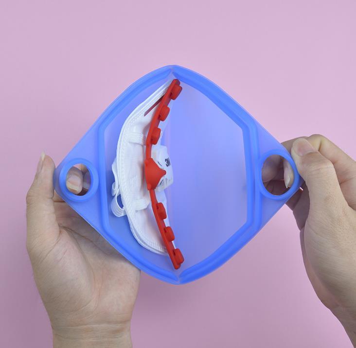 100pcs/lot Portable Silicone Organizer Dustproof And Moisture-proof Cover Holder Case Storage Isolate Bag Wholesale