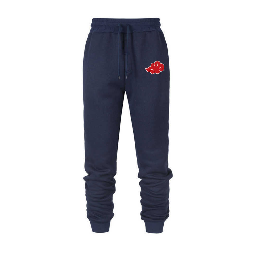 Men Joggers Casual Pants Anime Akatsuki Cloud Symbols Print Fitness Men Sportswear Tracksuit Bottoms Sweatpants Trousers Pants Y0927