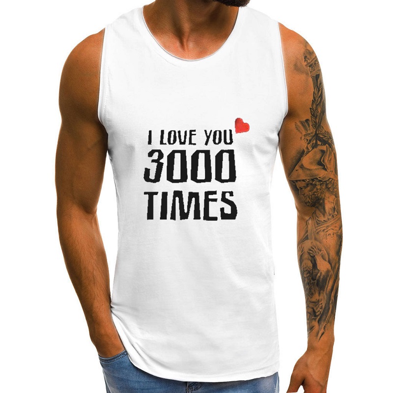 2021 summer new men's youth fashion trend casual sleeveless printing multicolor vest T sports fitness vest men's T-shirt, White;black
2021 summer new men's youth fashion trend casual sleeveless printing multicolor vest T sports fitness vest men's T-shirt, White;black