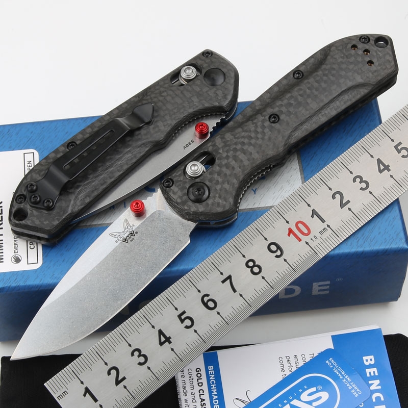 Benchmade 565-1 AXIS Mini Freek Tactical Folding Knife Carbon Fiber Handle S90V Blade Outdoor Camping Hunting Survival Pocket Utility EDC To
Benchmade 565-1 AXIS Mini Freek Tactical Folding Knife Carbon Fiber Handle S90V Blade Outdoor Camping Hunting Survival Pocket Utility EDC To