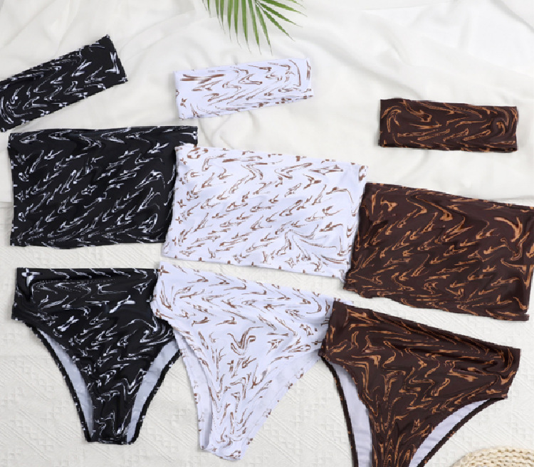 Women Sexy Textile Two piece Bikini Fashion Letter Printed Lady Designer Swimsuits Holiday Personality Elastic Girls Beach Wear, Black
Women Sexy Textile Two piece Bikini Fashion Letter Printed Lady Designer Swimsuits Holiday Personality Elastic Girls Beach Wear, Black