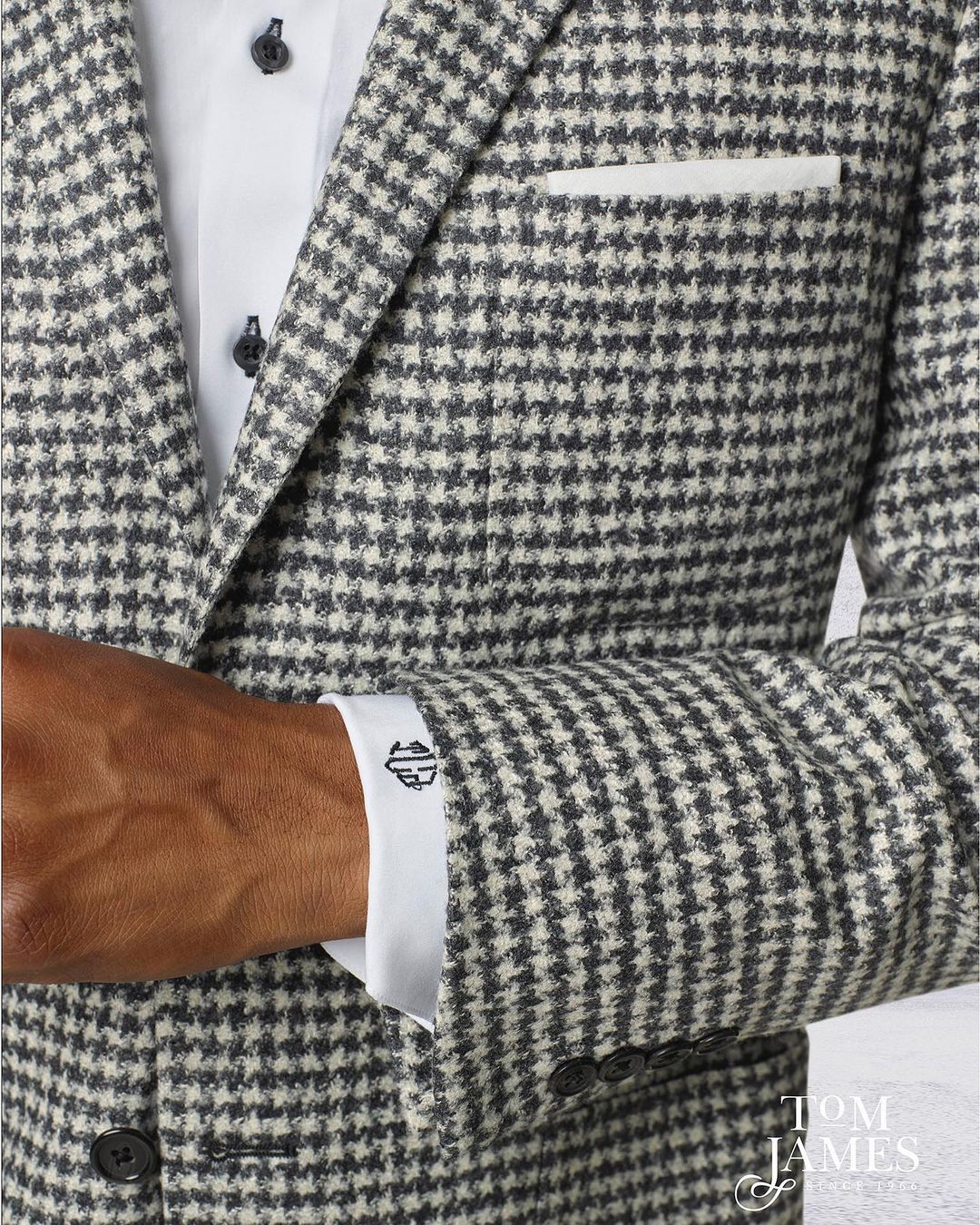 Grey Checked Double Single Breasted Men Suits Slim Fit Groom Party Coat Tailored Work Casual Wear