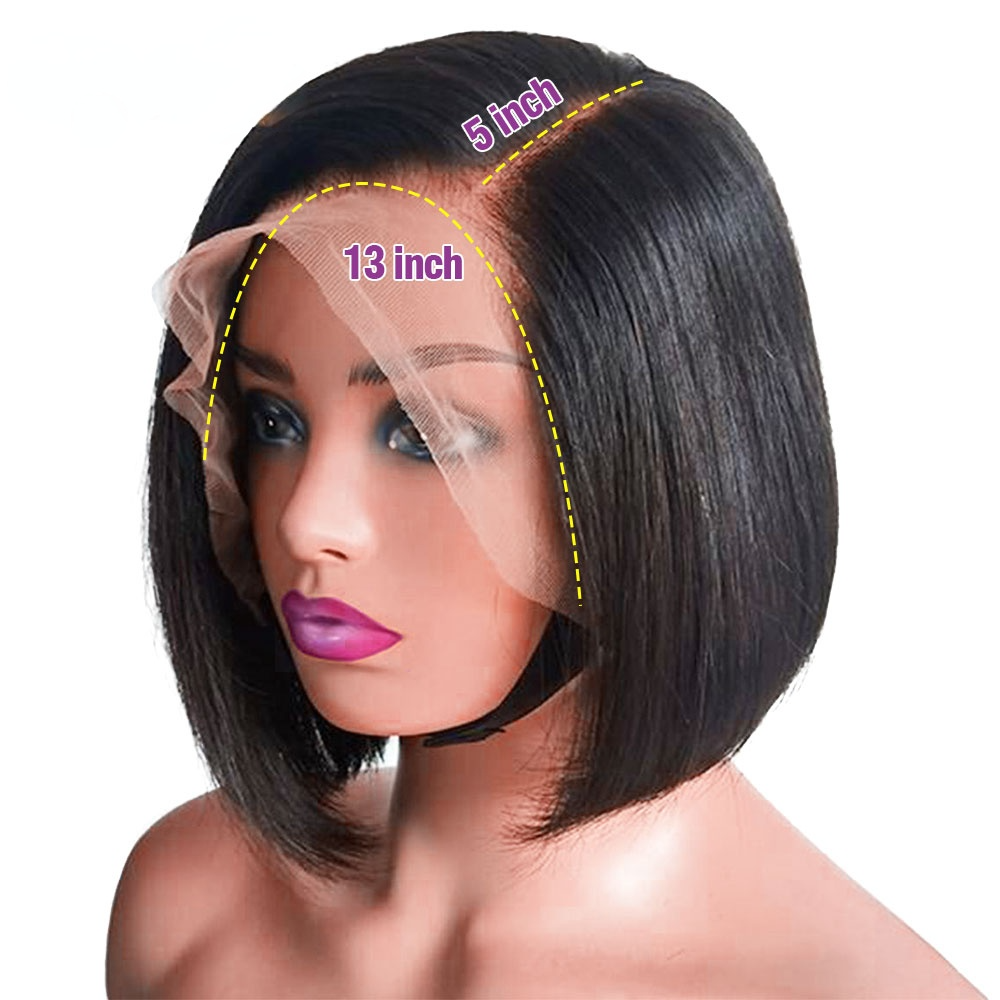 Straight Lace Front Human Hair Wigs Side Part Bob Wig 13x5x2 T Part Lace Frontal Wig Brazilian Virgin Hair Pixie Cut Bob Wigs, Black;brown
Straight Lace Front Human Hair Wigs Side Part Bob Wig 13x5x2 T Part Lace Frontal Wig Brazilian Virgin Hair Pixie Cut Bob Wigs, Black;brown