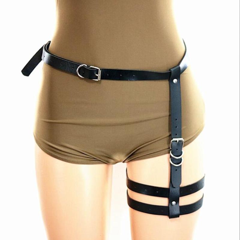 Belts Fashion Harness Waist Belt PU Leather Garters O-Ring Waistband Punk Strap Band Leg Club Party Appeal Accessories, Black
Belts Fashion Harness Waist Belt PU Leather Garters O-Ring Waistband Punk Strap Band Leg Club Party Appeal Accessories, Black