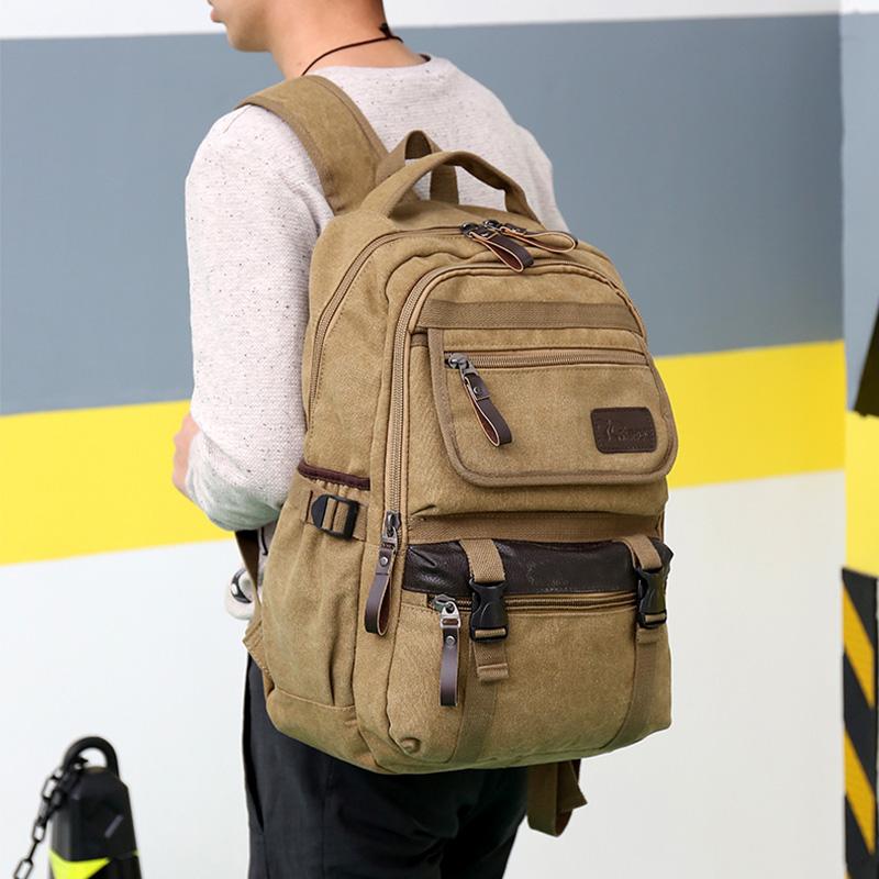 Backpack Chuwanglin Canvas Male Casual Laptop Backpacks Junior High School Student Schoolbag Travel Bags F701801, Black
Backpack Chuwanglin Canvas Male Casual Laptop Backpacks Junior High School Student Schoolbag Travel Bags F701801, Black
