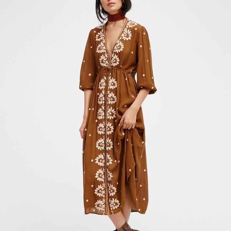 Casual Dresses Cotton Boho Chic Dress Summer Long Sleeve Floral Embroidery Bohemian For Women Ethnic Hippie Style Beach Clothing 21132, 13
Casual Dresses Cotton Boho Chic Dress Summer Long Sleeve Floral Embroidery Bohemian For Women Ethnic Hippie Style Beach Clothing 21132, 13