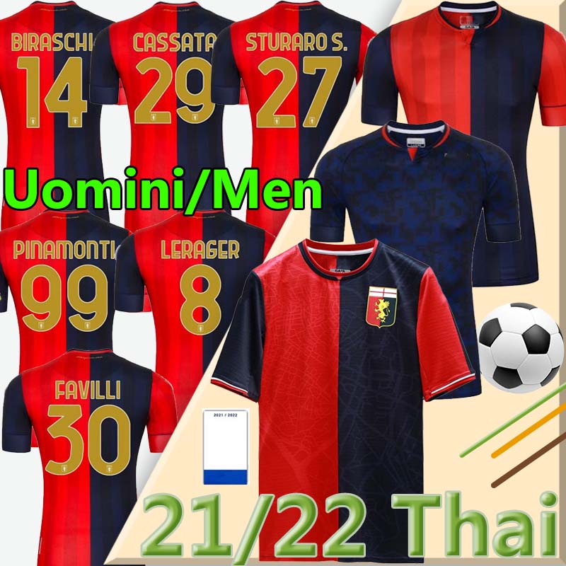 2021 2022 Genoa Cricket Soccer Jerseys 10 GUMUS 11 KOUAME 20 SCHONE ROMERO STURARO PINAMONTI T.SANABRIA Custom CFC 21/22 Football Shirt uniforms, Third
2021 2022 Genoa Cricket Soccer Jerseys 10 GUMUS 11 KOUAME 20 SCHONE ROMERO STURARO PINAMONTI T.SANABRIA Custom CFC 21/22 Football Shirt uniforms, Third