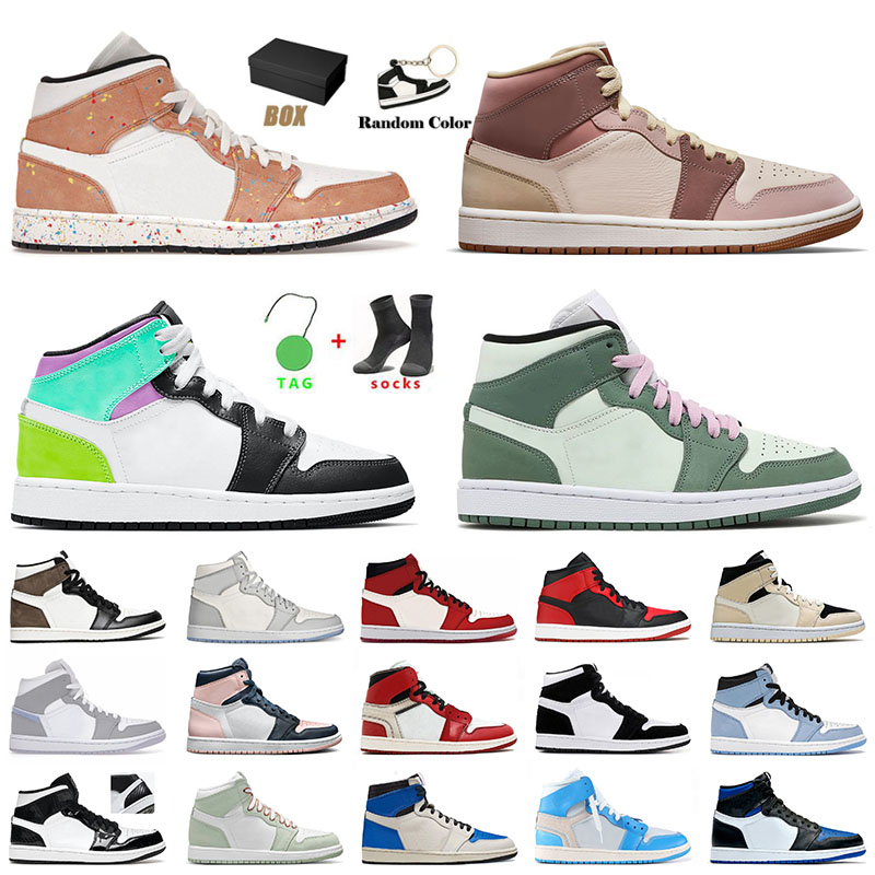Air Jordan Jorden 1 1s Mens Womens Basketball Shoes Jordan's Jordan1s High Quality Pony Off White University Blue Dark Mocha Mid Carbon Fiber Sports Sneakers Trainers, # rust pink 36-46
Air Jordan Jorden 1 1s Mens Womens Basketball Shoes Jordan's Jordan1s High Quality Pony Off White University Blue Dark Mocha Mid Carbon Fiber Sports Sneakers Trainers, # rust pink 36-46