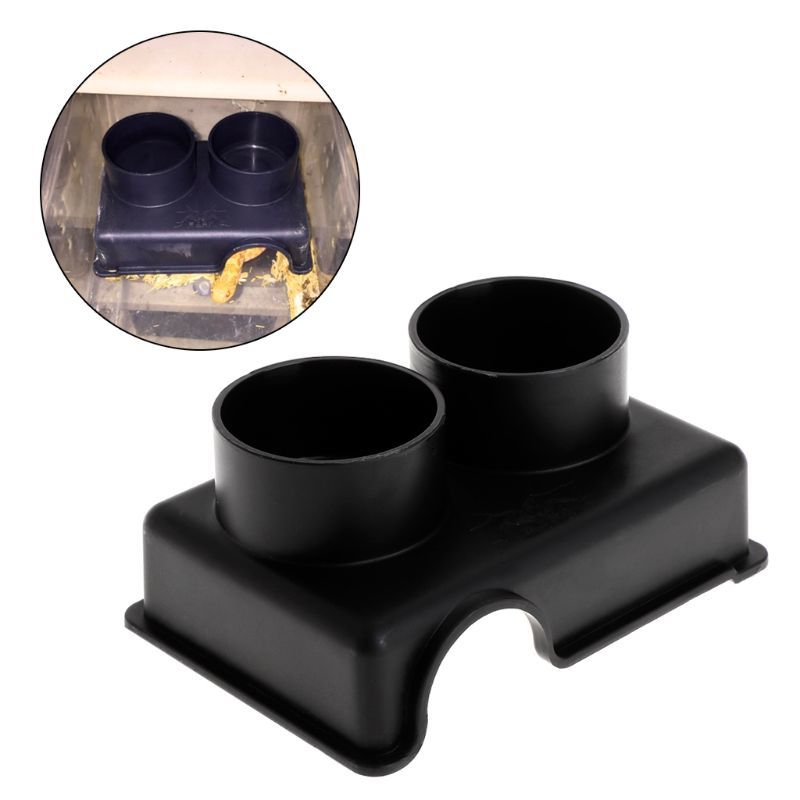 Reptile Feeder Multi Functional 3 In 1 Feed Come Drinking Water Food Bathroom Hide Cave Toys Snake Shield Path Pet Climbing Box